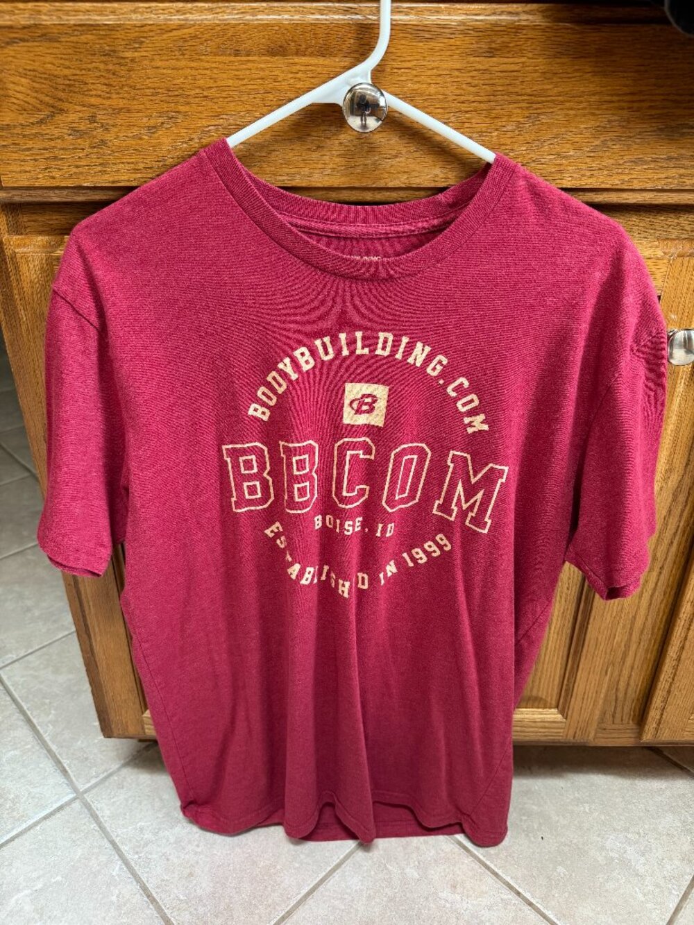 Red Bodybuilding.com Medium T-Shirt